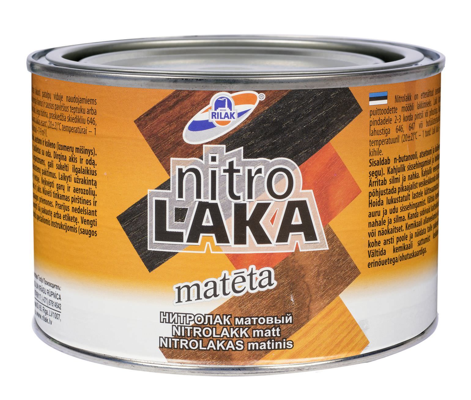 Greitai džiūstantis lakas RILAK, matinis, 450 ml