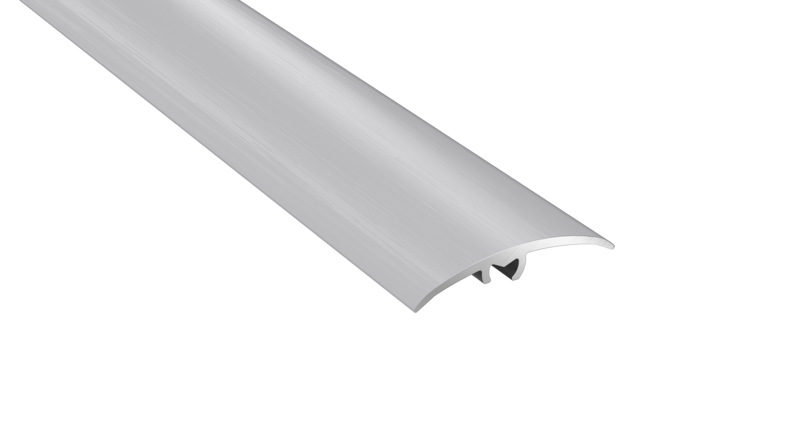 Universali aliumininė grindų juostelė CS37 CS40, WHITE MAT ąžuolo spl., 37 mm pločio, 93 cm ilgio