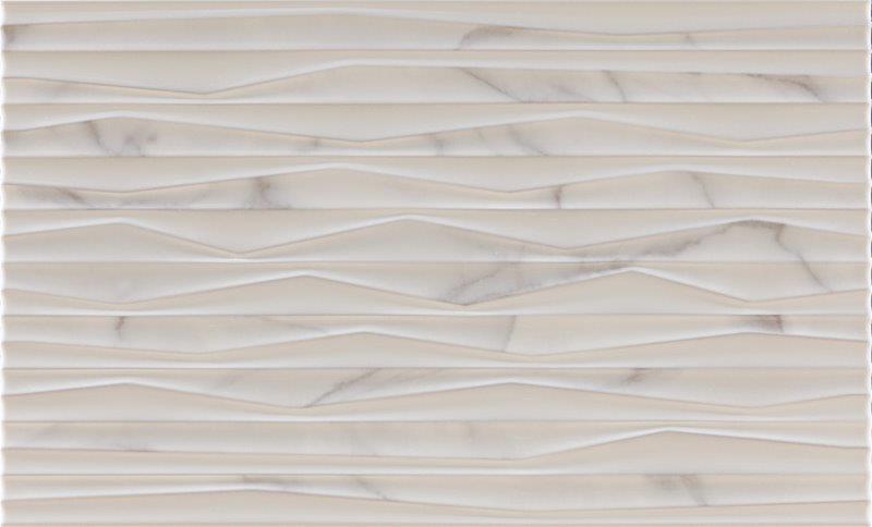 Keraminės sienų plytelės VENATO RLV BLANCO, 33,3 x 55 cm