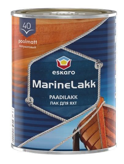 Drėgmei atsparus lakas ESKARO MARINE LAKK 40, pusiau matinis, 950 ml