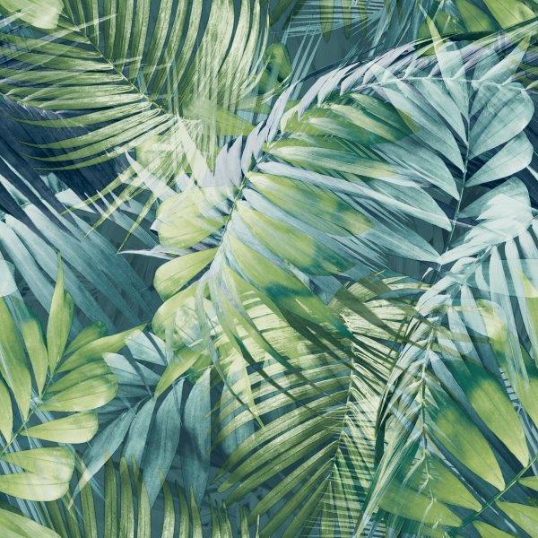 Viniliniai tapetai flizelino pagrindu GRANDECO ANTIGUA PALM ALL-OVER 170702, 0,53 x 10,05 m