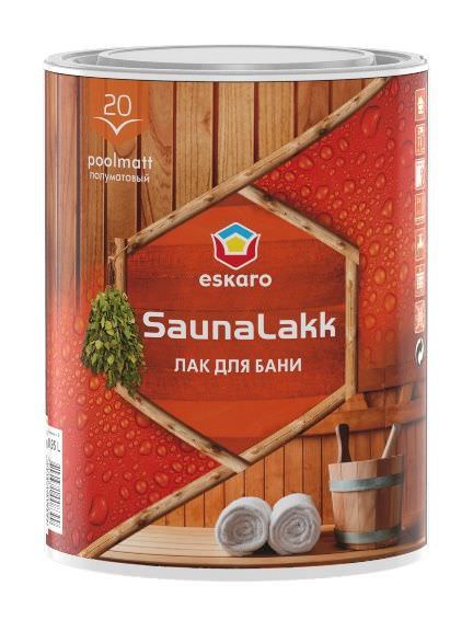 Pirties lakas ESKARO SAUNALAKK, pusiau matinis, 950 ml
