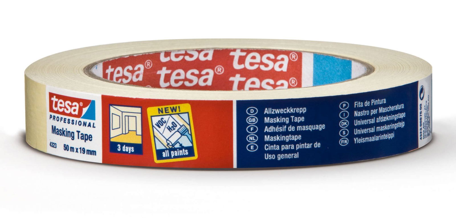 Apsauginė dažymo juosta TESA, 50 x 0,019 m