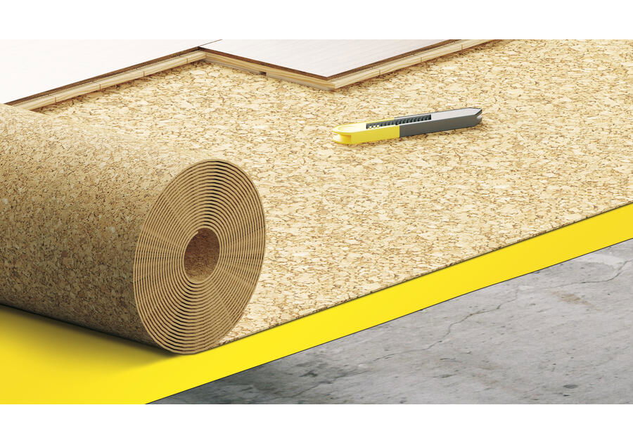 Kamštinis paklotas CORK EXPERT, 2mm storio, 1 x 10m, rulone 10 m2