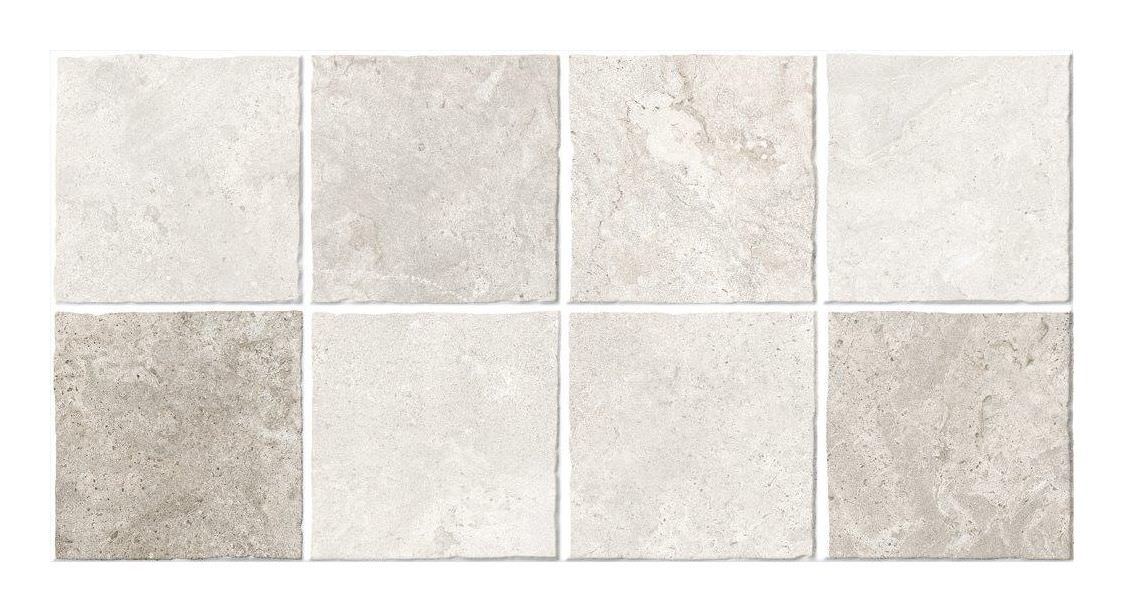 Dekoratyvinės plytelės BAYAZ GRIS MOSAIC, 25 x 50 cm