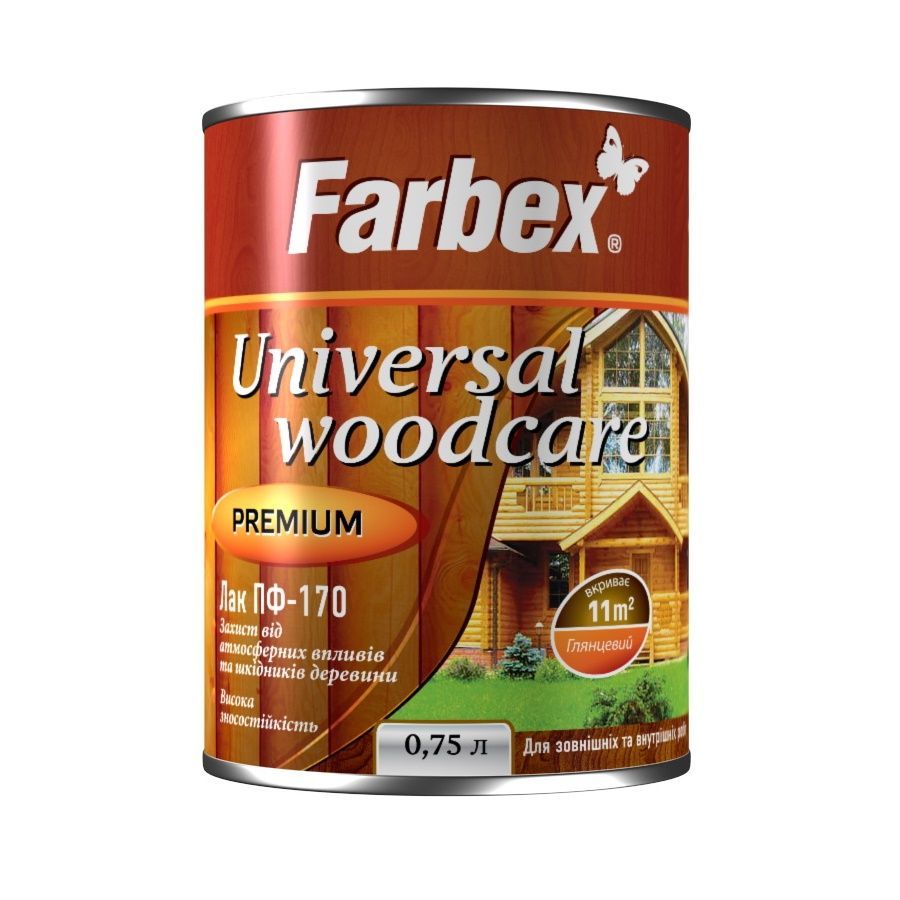 Lauko darbų lakas FARBEX, blizgus, PF-170, 2,5 l
