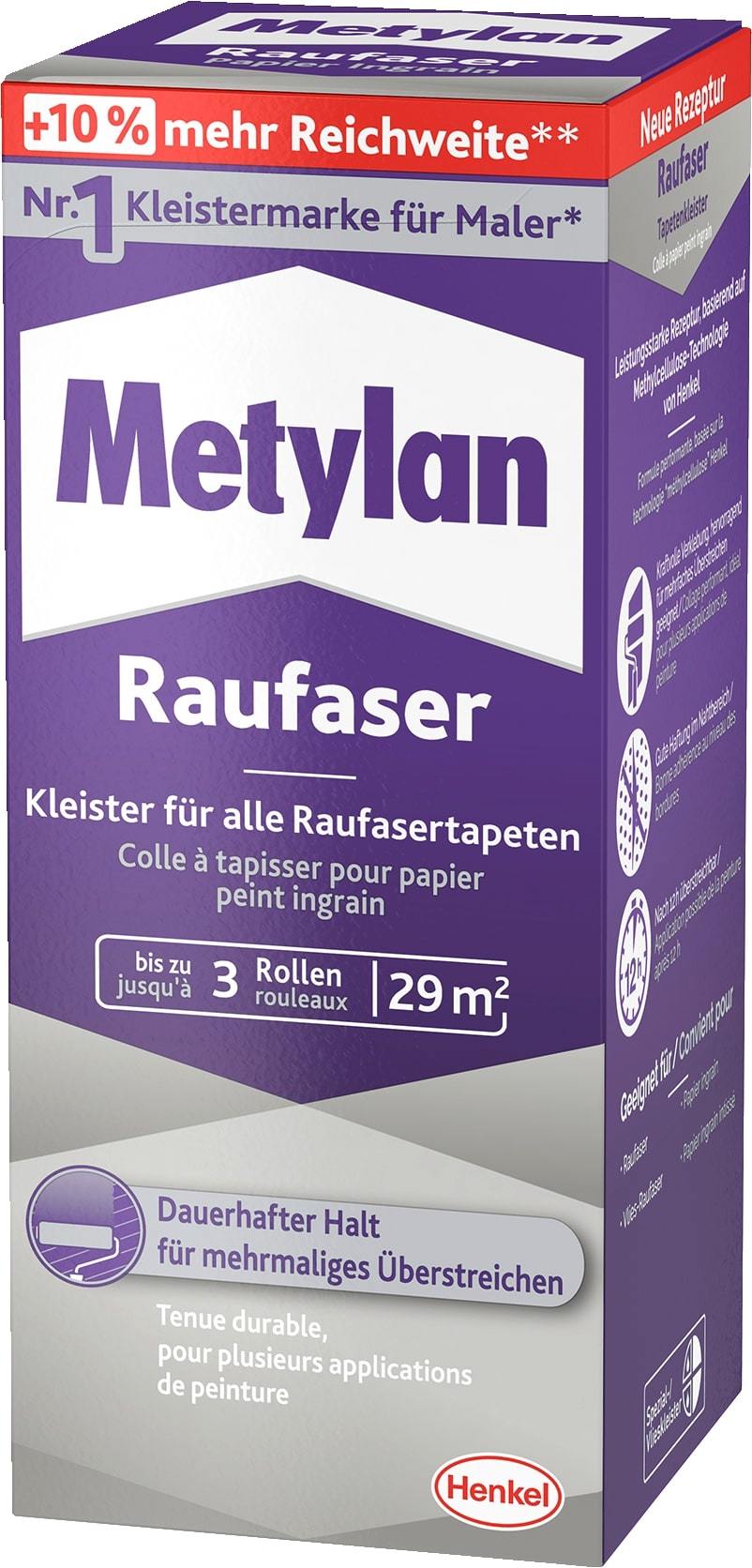 Klijai flizelininiams ir dažomiems tapetams METYLAN Woodchip, 180g