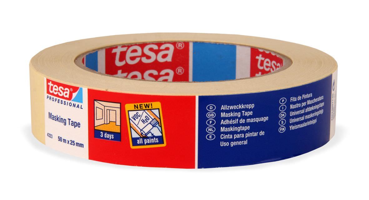 Apsauginė dažymo juosta TESA, 50 x 0,025 m