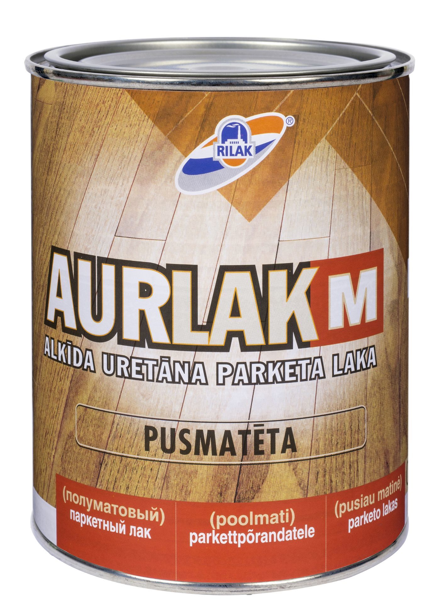 Uretanalkidinis lakas RILAK AURLAK, pusiau matinis, 900 ml