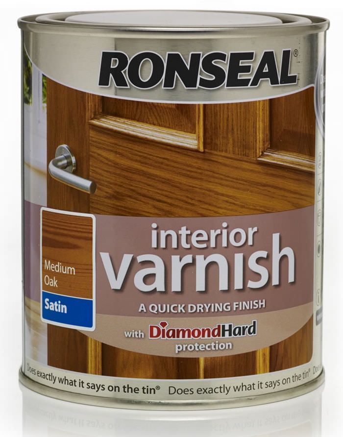 Greitai džiūstantis lakas RONSEAL, tamsaus ąžuolo sp., 750 ml