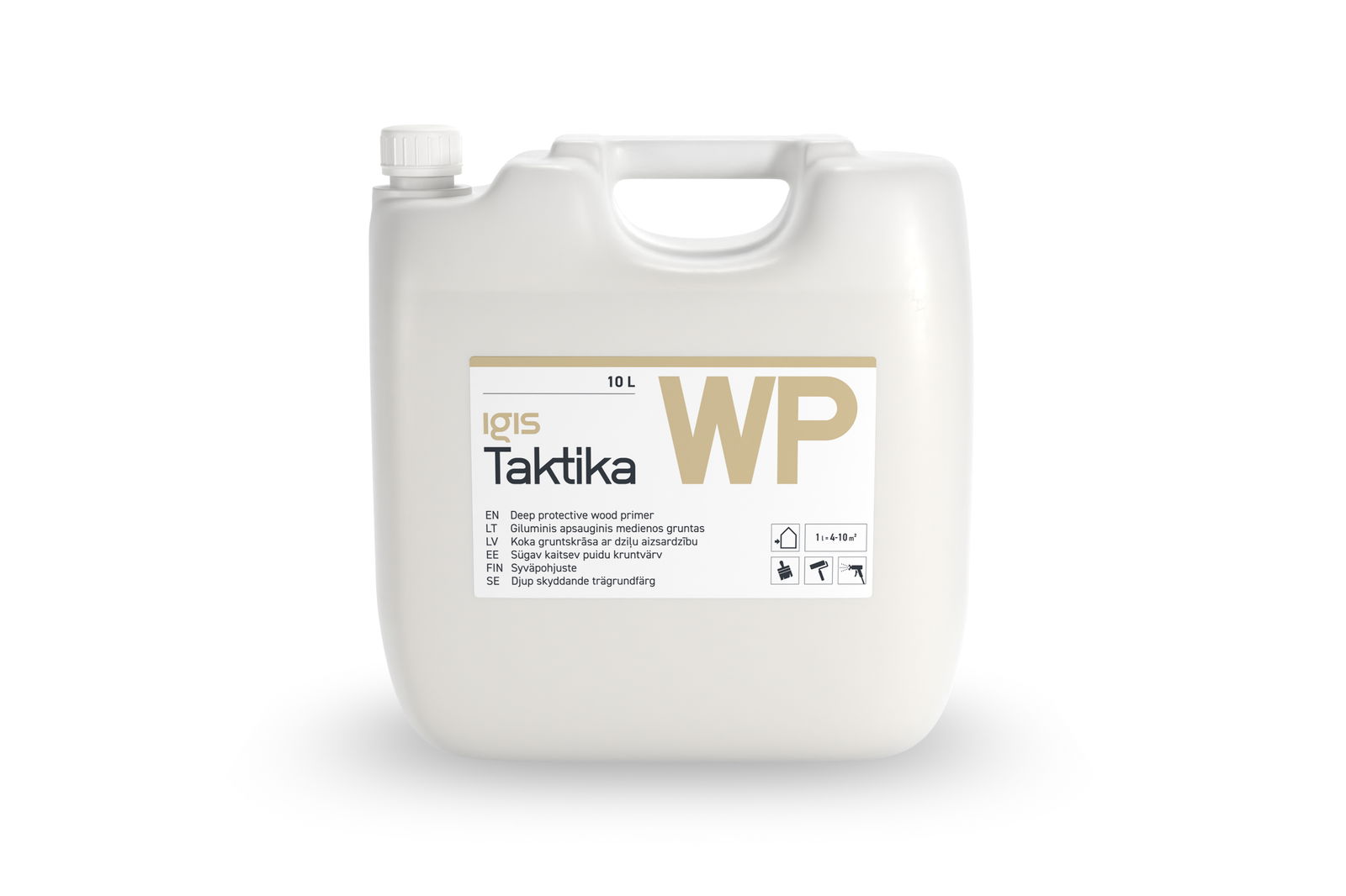 Medienos gruntas IGIS TAKTIKA WP, 10 l