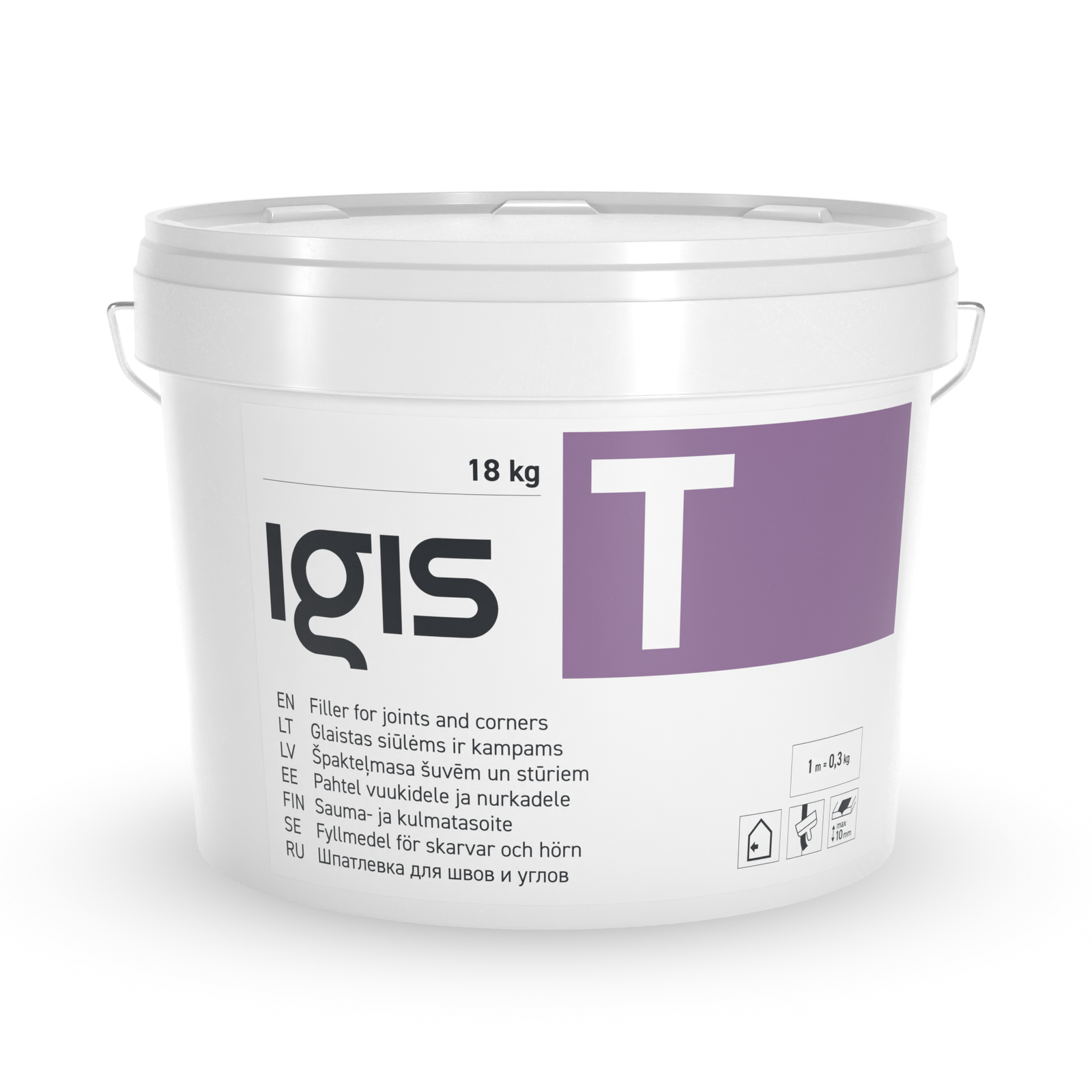 GKP siūlių glaistas IGIS.T, 18 kg