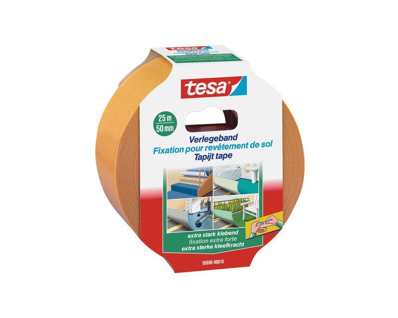 Dvipusio lipnumo juosta TESA EXTRA STRONG, 50 mm x 25 m, grindų dangai