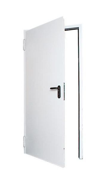 Plieninės priešgaisrinės durys HORMANN T30, baltos sp., 900 x 2100 mm