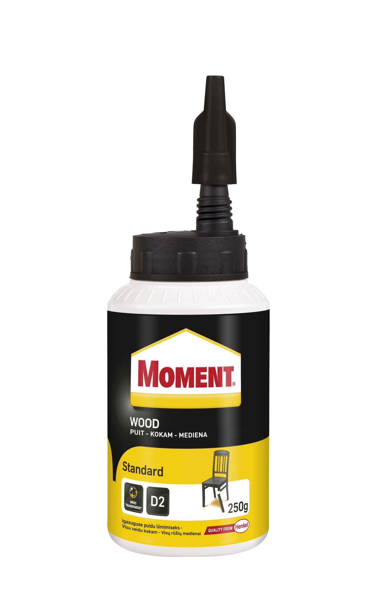 Medienos klijai MOMENT Wood Standart, 250 ml