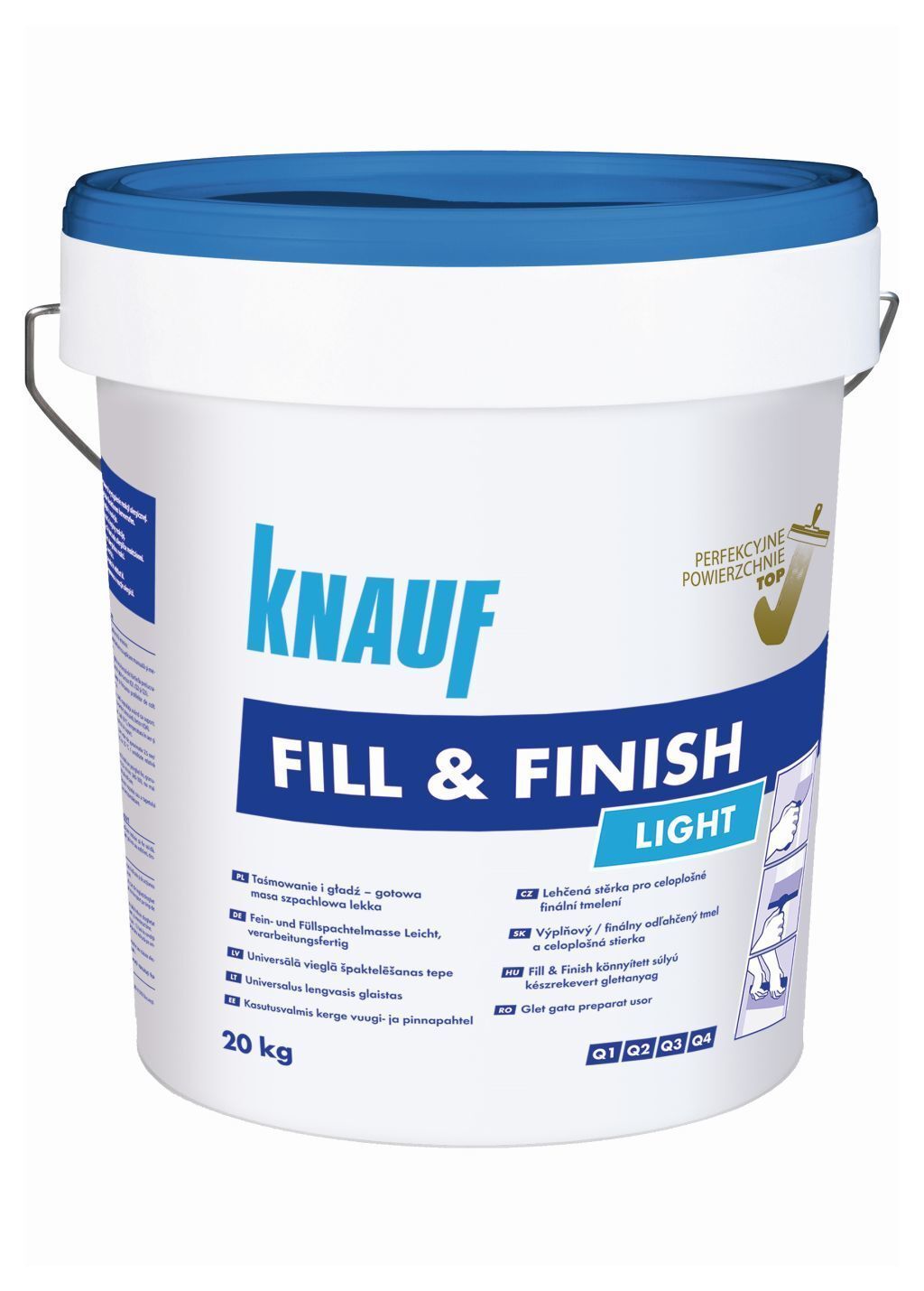 Lengvas glaistas KNAUF FILL & FINISH, 20 kg