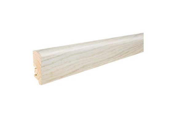 Medinė faneruota grindjuostė P5001312A, ąžuolas, 16 mm pločio, 60 mm aukščio, 2,2 m ilgio
