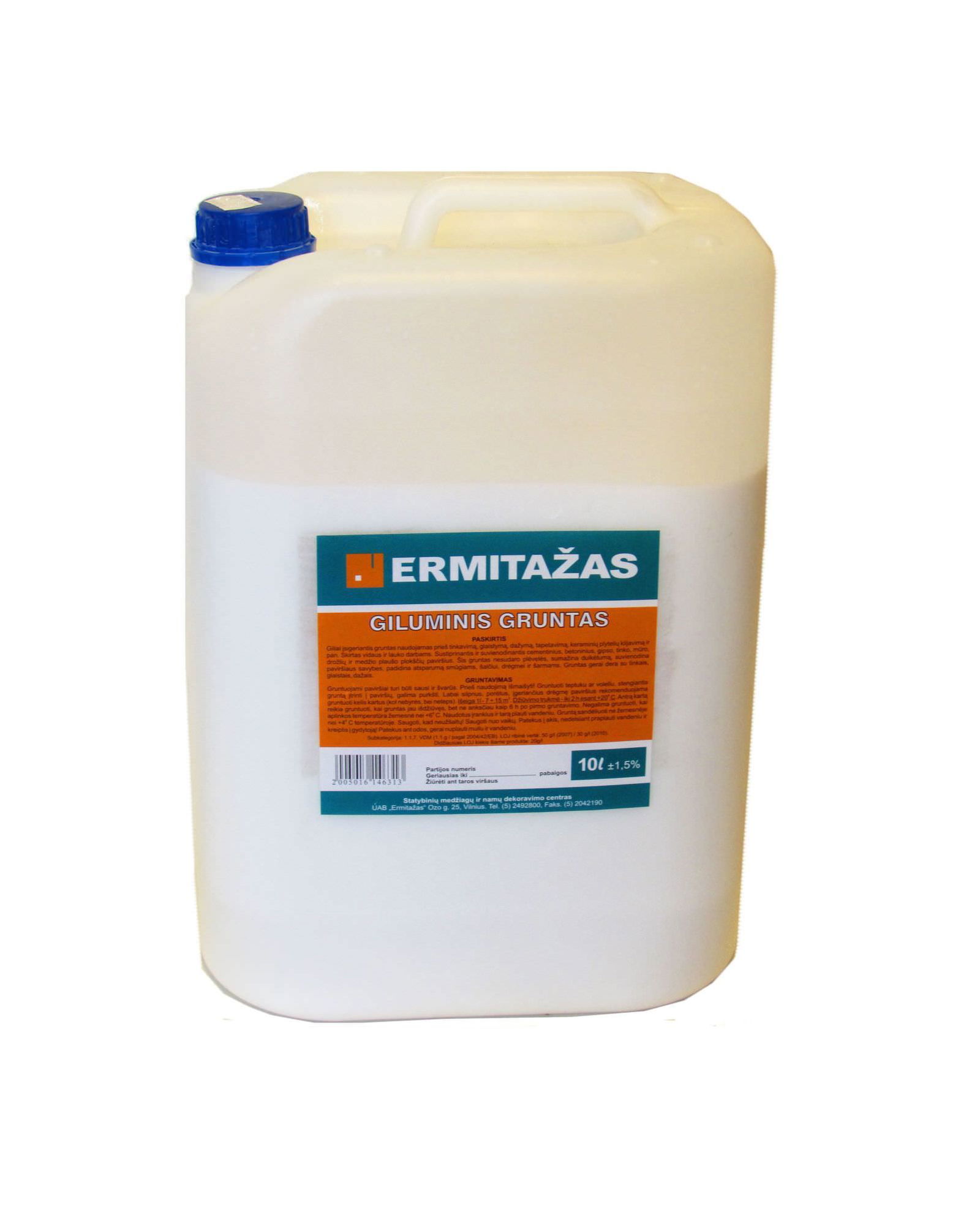 Giluminis gruntas ERMITAŽAS, 10 l