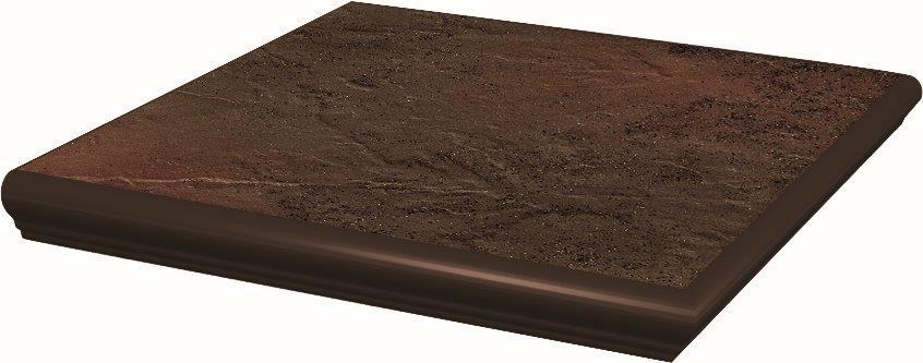 Klinkerio plytelės pakopa SEMIR BROWN STOP NAR KAP, 33 x 33 cm