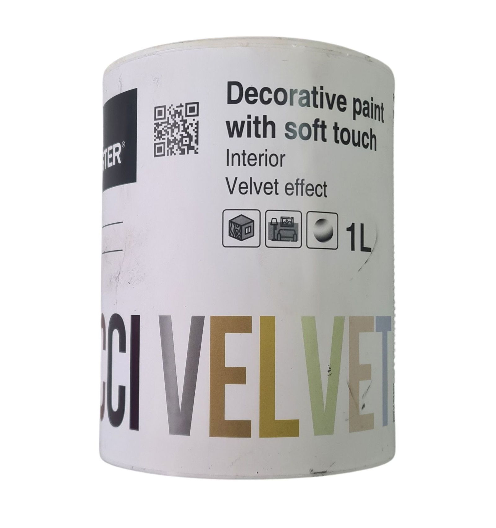 Dekoro glaistas Velvet, aksomo efektas, matinis, 0,9 L