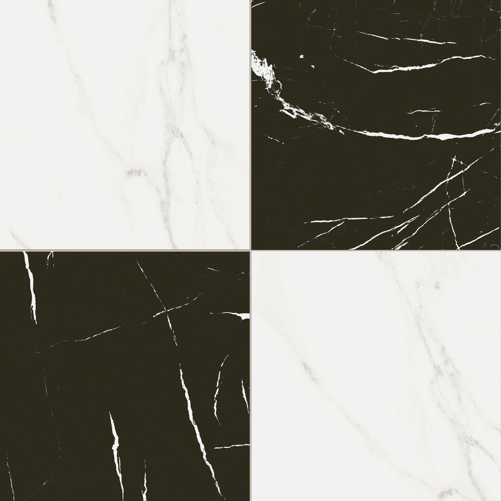 Akmens masės plytelės CHESS MARQUINA, 44 x 44 cm