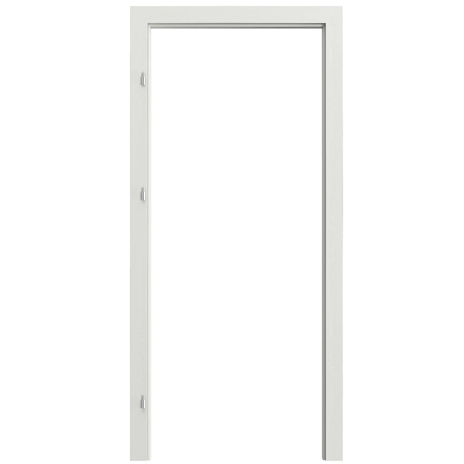 Reguliuojama durų stakta PORTA SYSTEM, baltos sp., 646 x 2038x 125 - 165 mm, kairė