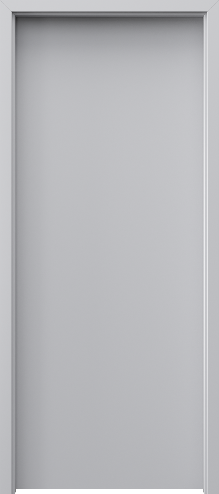 Vidaus durų varčia Trim soft, pilkos sp., mat., 844 x 2030 x 40 mm, kairė