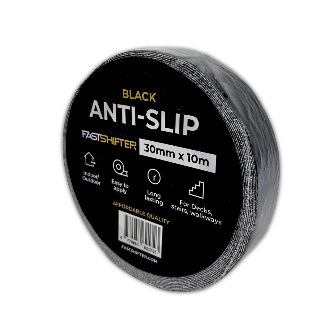 Neslystanti juosta FASTSHIFTER, 30 x 10 x 0,65 mm, juodos sp.