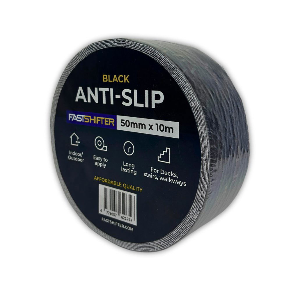 Neslystanti juosta FASTSHIFTER, 50 x 10 x 0,65 mm, juodos sp.