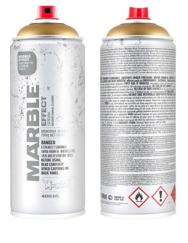 Purškiami marmuro efekto dažai MONTANA, aukso sp., 400 ml