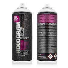 Dekoratyvinis lakas MONTANA HOLOGRAM GLITTER 3D, skaidrus su blizgučiais, 400 ml
