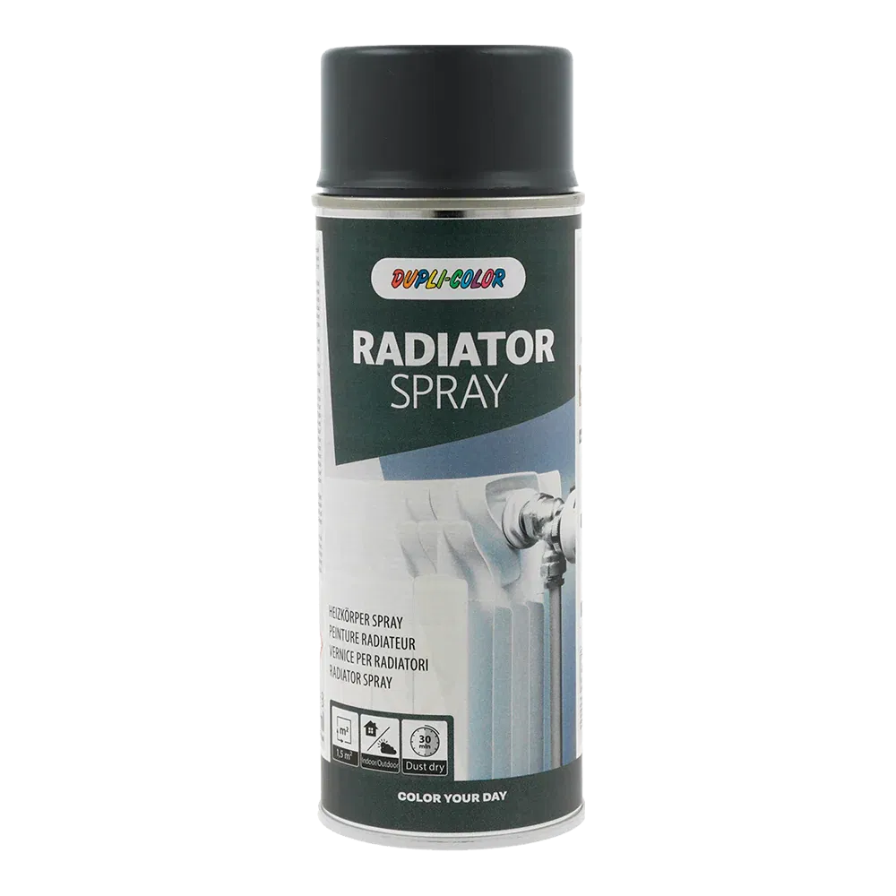 Radiatoriams dažai DUPLI COLOR RAL7016, atsparūs 1500C, antracito sp., 400 ml