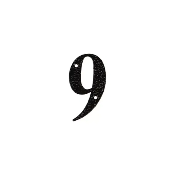 Namo numeris 9, 100 mm., juodos sp.