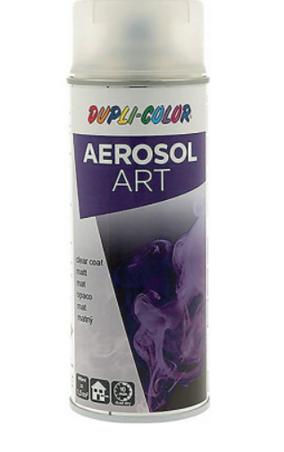 Purškiamas akrilinis lakas DUPLI COLOR, skaidrus, 400 ml