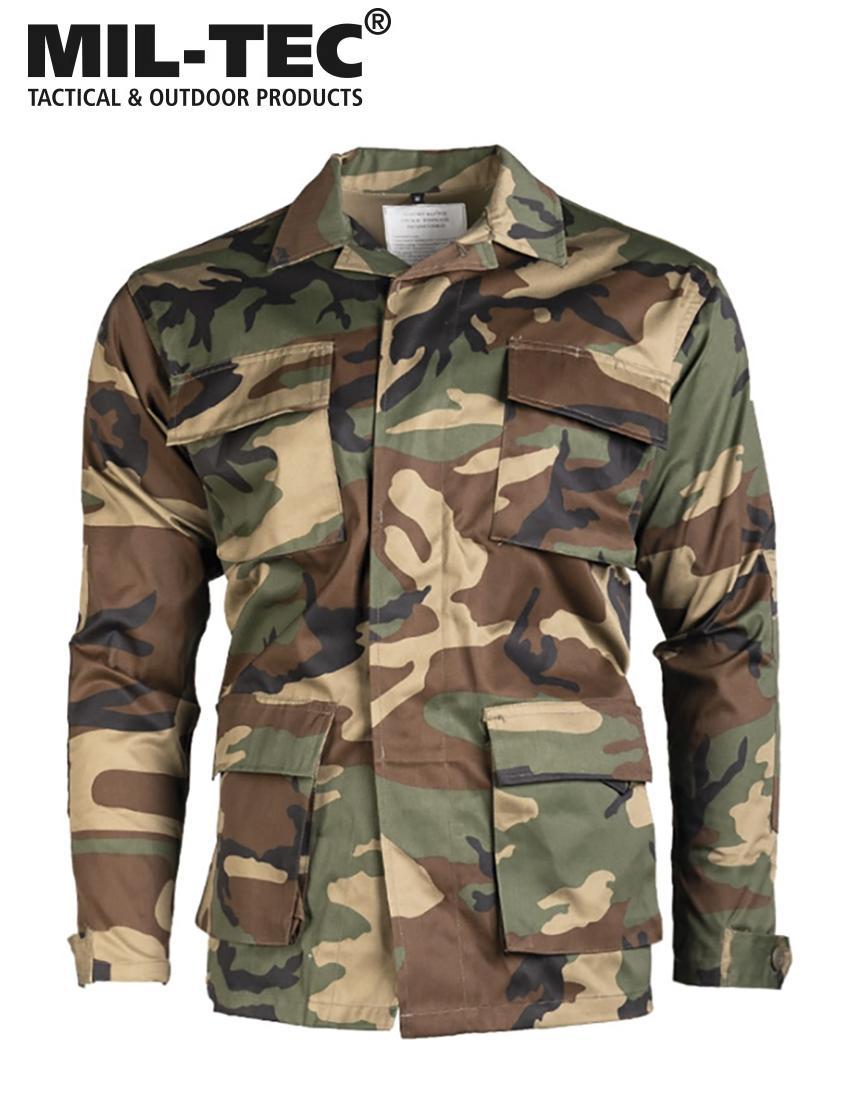 Mil-tec BDU švarkas lauko uniformos, woodland S