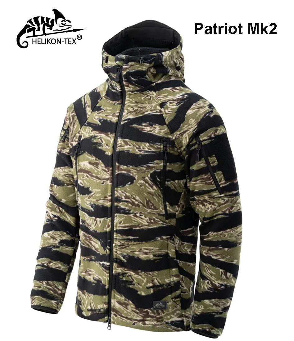 Džemperis Helikon Patriot Mk2 Hybrid Fleece Tiger Stripe L