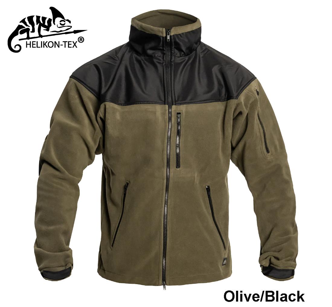 Flisinis džemperis HELIKON Classic Army Olive/Black S