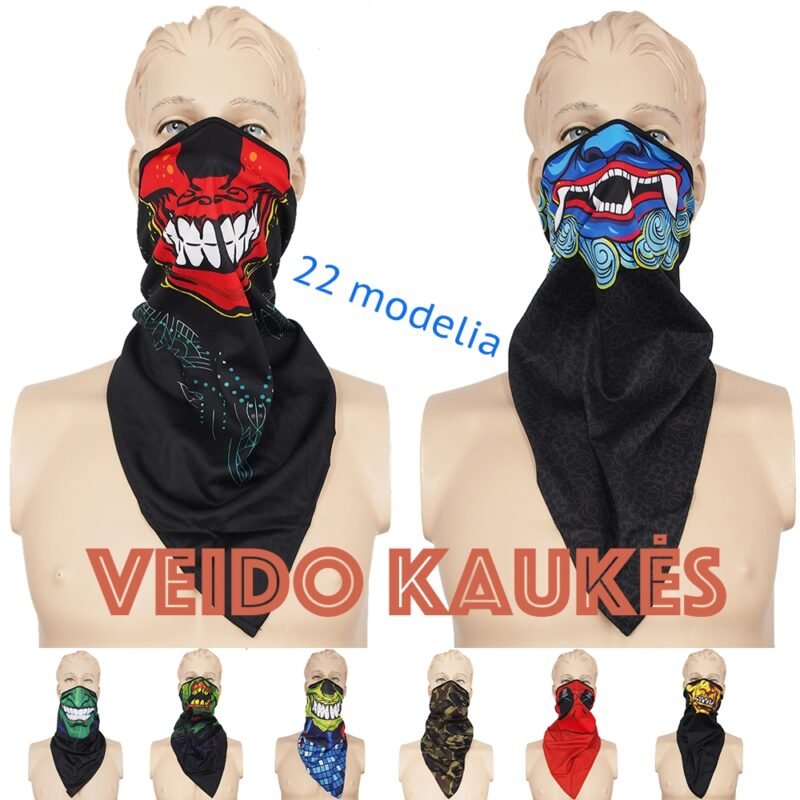 Veido kaukė - bandana XLINE