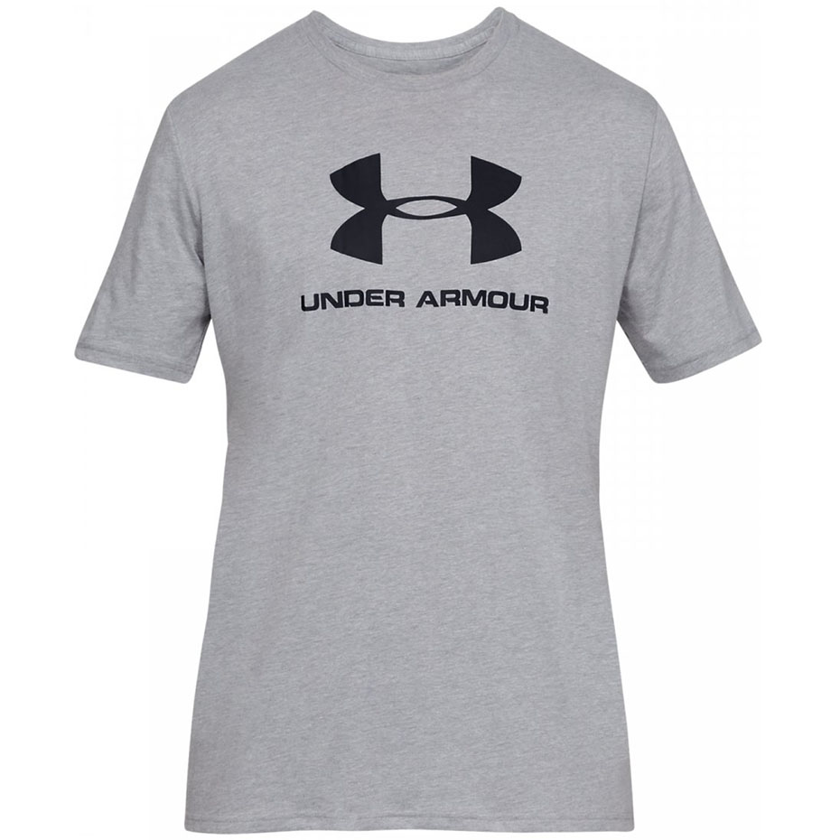 Vyriški Marškinėliai Under Armour Sportstyle Logo Pilkas 1329590 036