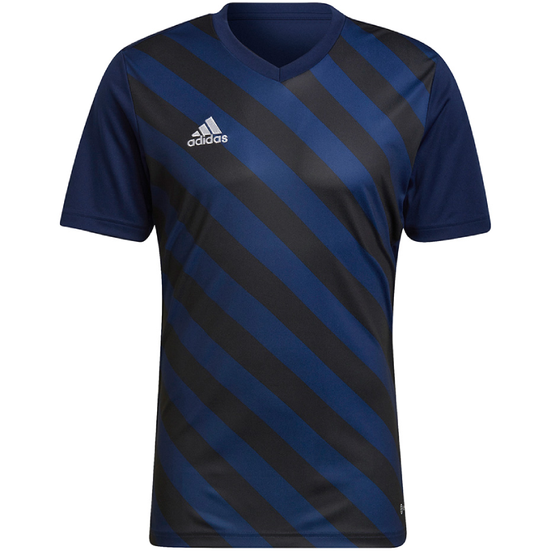 Vyriški Marškinėliai Adidas Entrada 22 Mėlynai Juodas HF0131