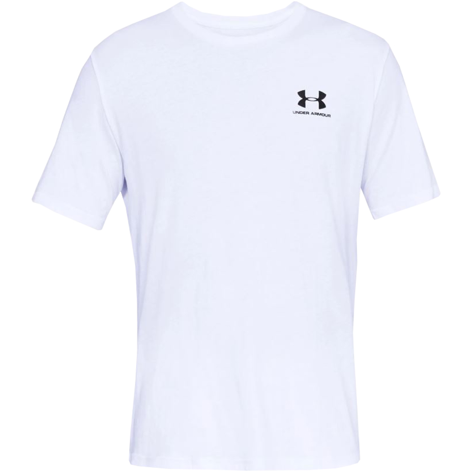 Vyriški "Under Armour Sportstyle Left Chest SS" Marškinėliai Balti 1326799 100