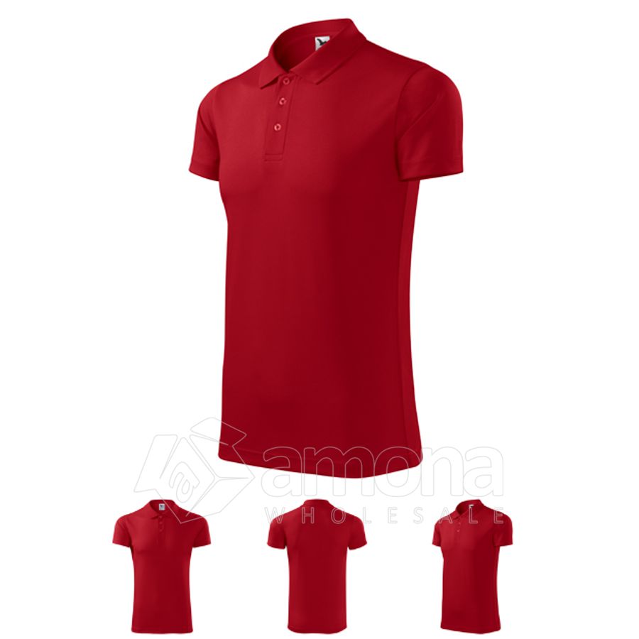 Polo marškinėliai MALFINI Victory Red, unisex