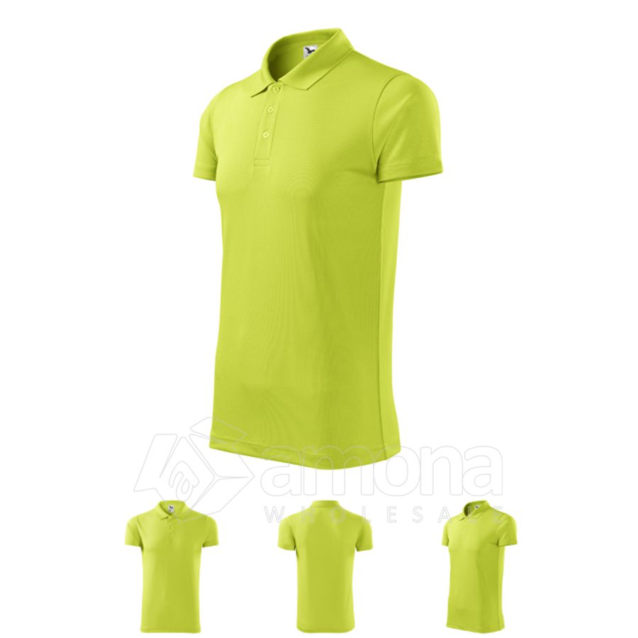 Polo marškinėliai MALFINI Victory Lime Punch, unisex