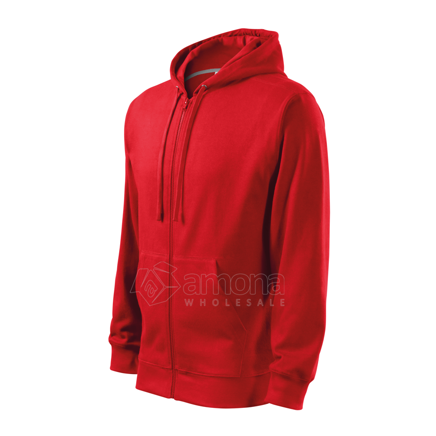 Džemperis vyriškas Malfini Trendy Zipper Red