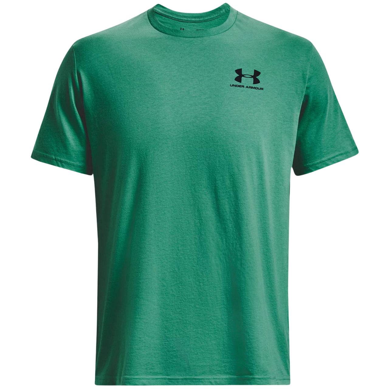 Vyriški Marškinėliai "Under Armour Sportstyle Left Chest SS" Žali 1326799 509