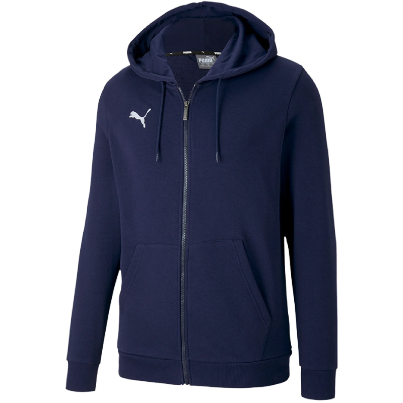 Vyrų Puma komandaGOAL 23 Casuals Džemperis Su Gobtuvu Tamsiai Mėlyna 656708 06