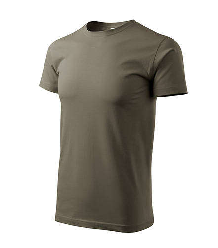 Vyriški Marškinėliai MALFINI Basic, Army 160g/m2