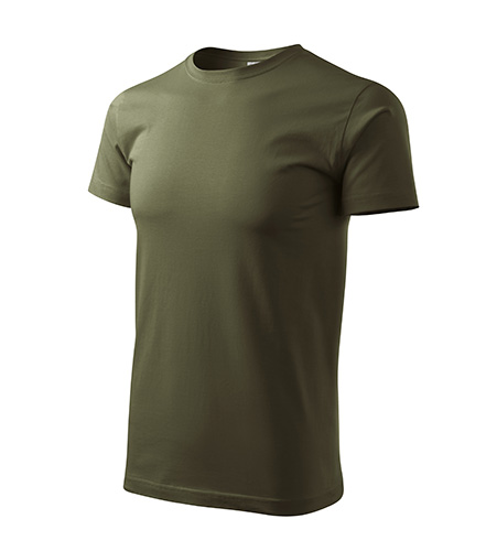 Vyriški Marškinėliai MALFINI Basic, Military 160g/m2