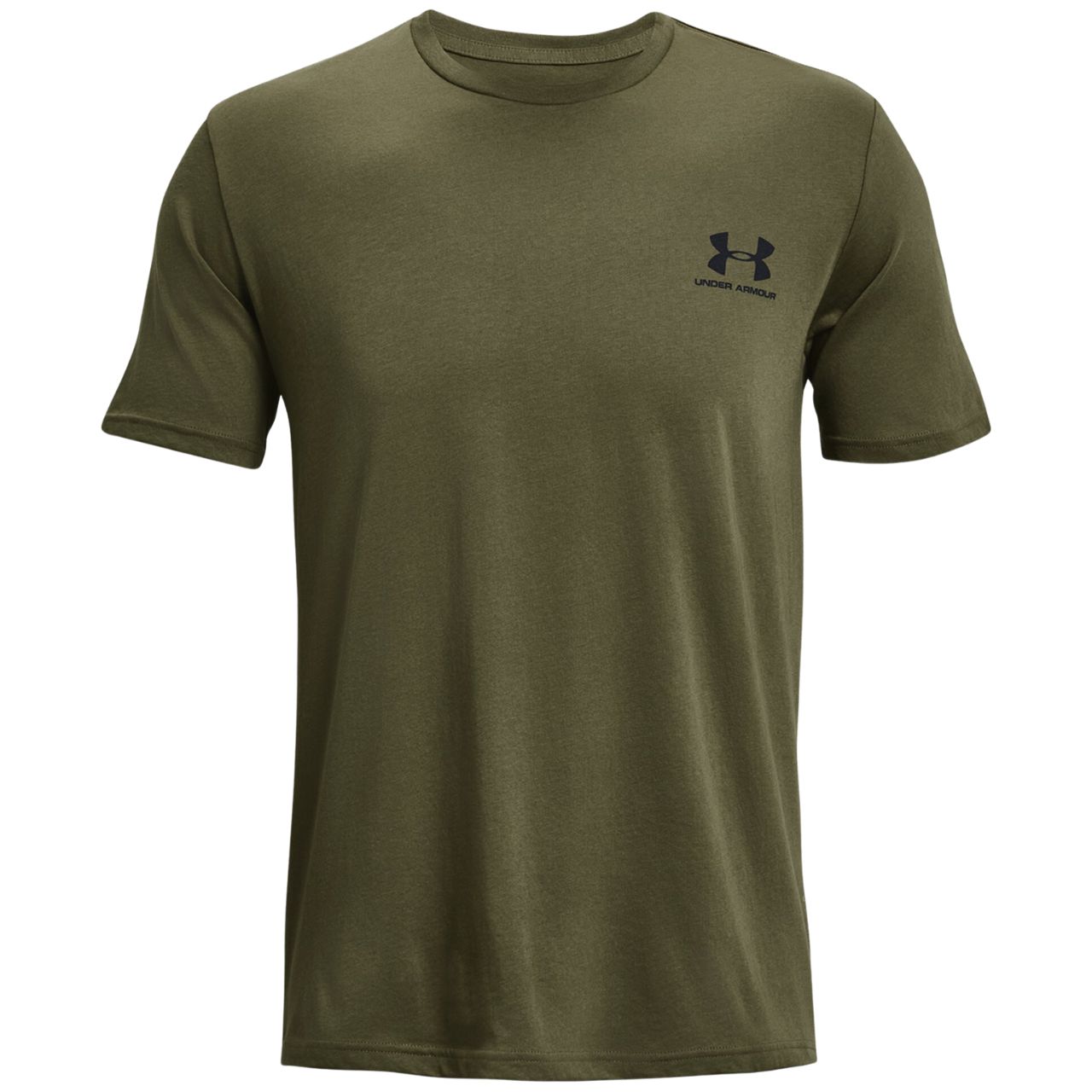 Vyriški Marškinėliai "Under Armour Sportstyle Left Chest SS" Chaki Spalvos 1326799 390