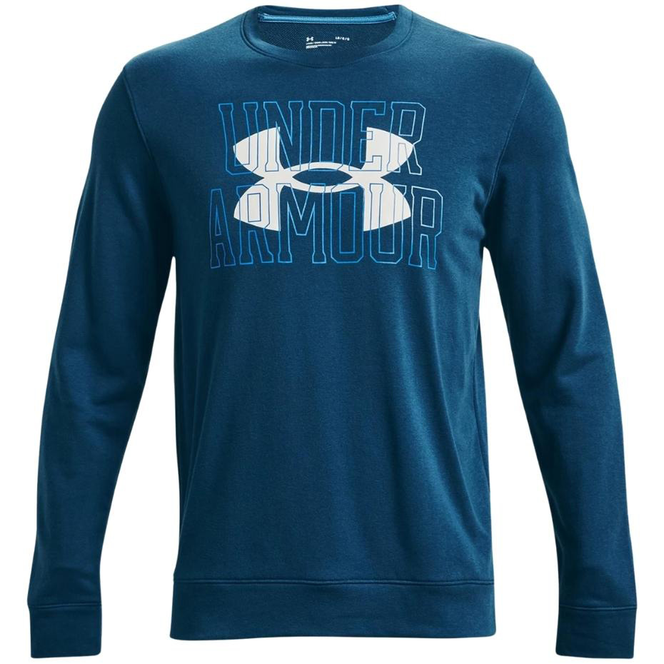 Vyriškas Megztinis "Under Armour UA Rival Terry Logo Crew" Mėlyni 1370391 458